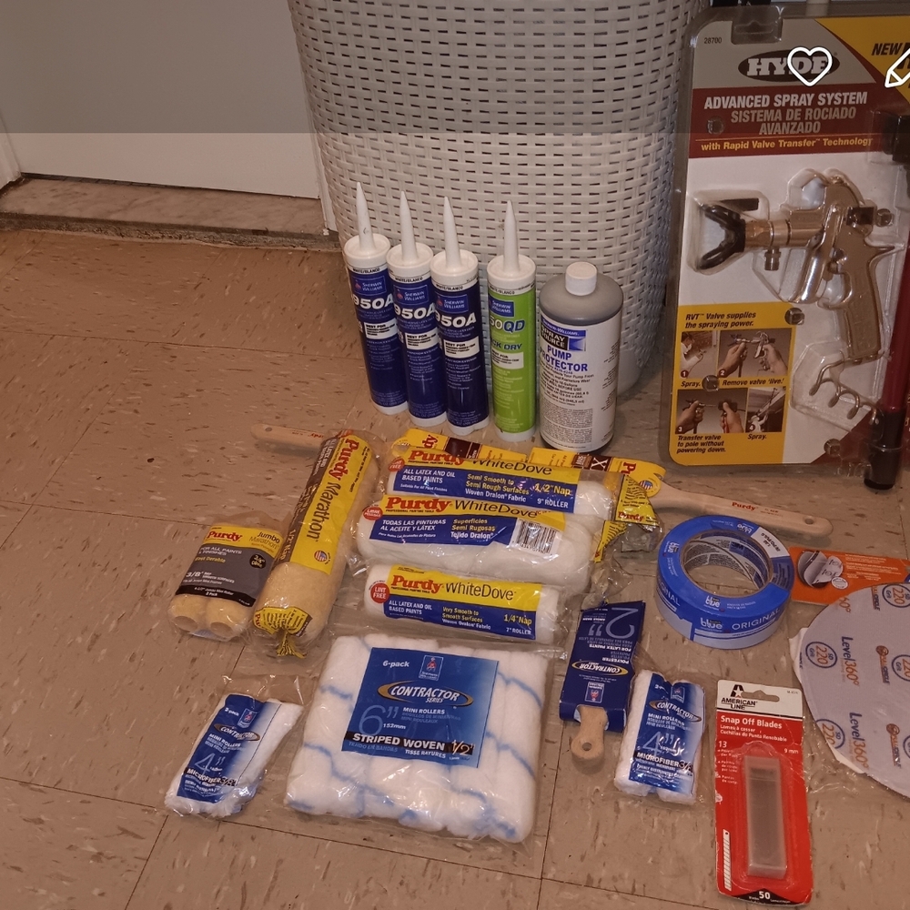 Home Improvement Tool and Supply Set